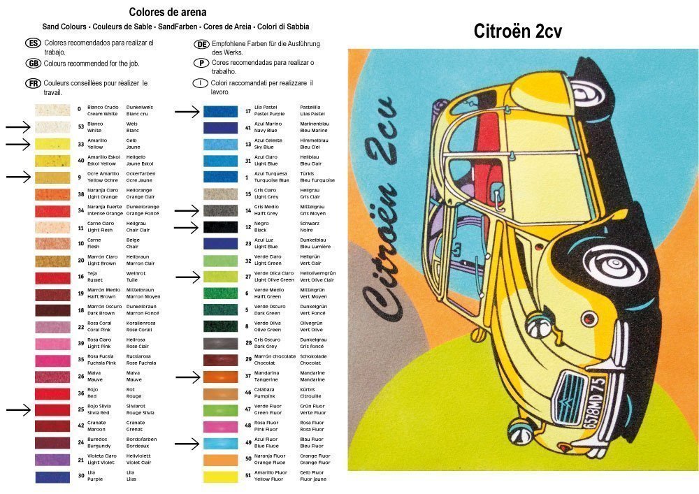 DECORA CON ARENAS SP-165 CITROËN 2 CV - Imagen 3