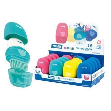 GOMA BORRAR MILAN 4900116 CAPSULE + CEPILLO - Imagen 3