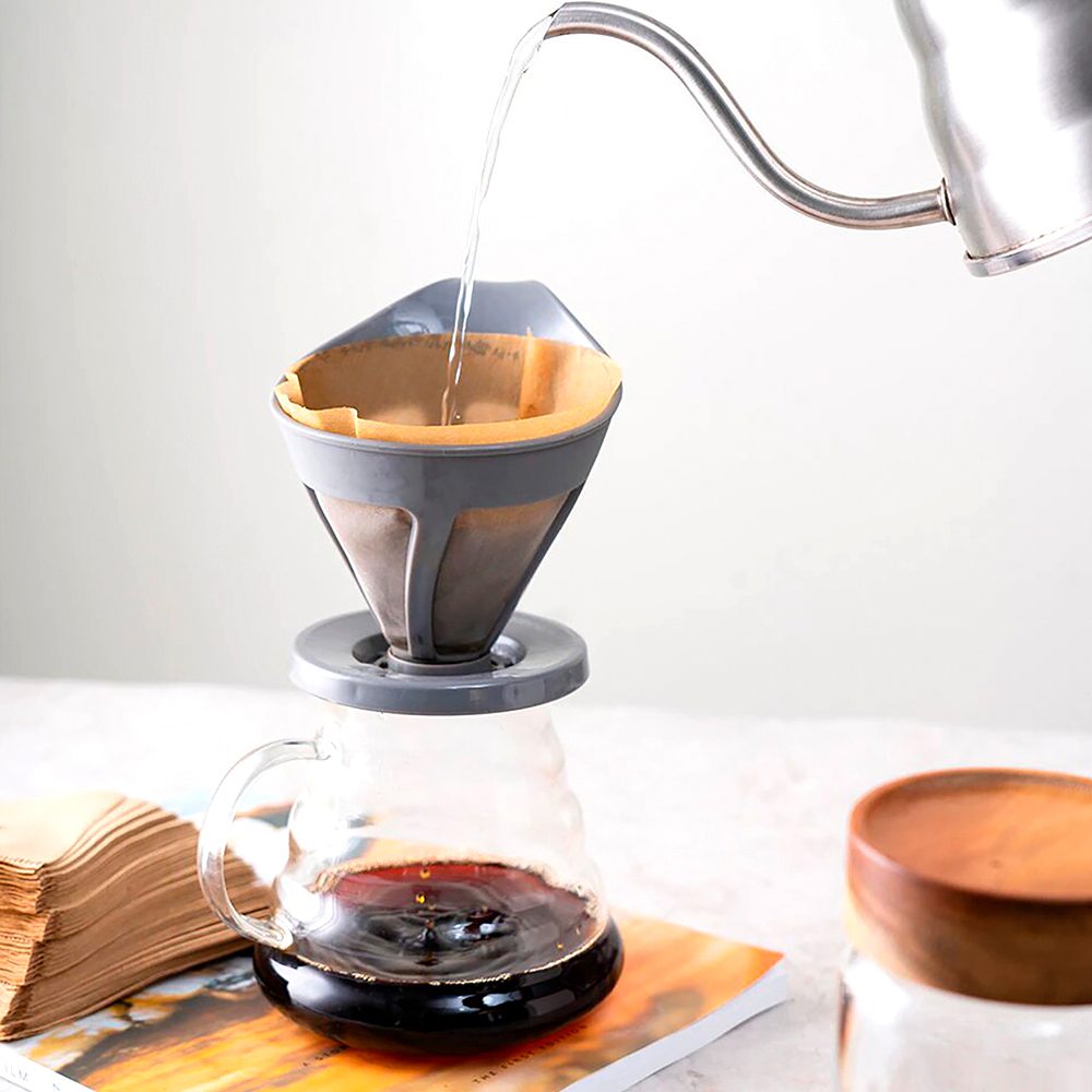 CHEF GOURMET Filtro para Café V#01 – Marrón - Imagen 4