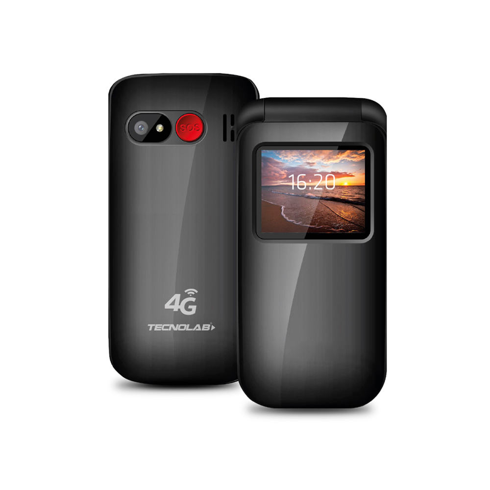 Celular tecnolab senior shell SOS 4G 1.77 pulgadas colores - Imagen 4