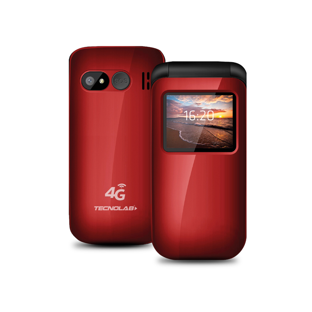 Celular tecnolab senior shell SOS 4G 1.77 pulgadas colores - Imagen 5